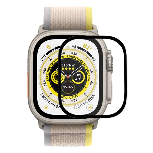 ENKAY HAT PRINCE For Apple Watch Ultra 3 / Ultra 2 / Ultra 49mm Tempered Glass Screen Protector Silk Printing 9H Full Coverage HD Screen Film - 1