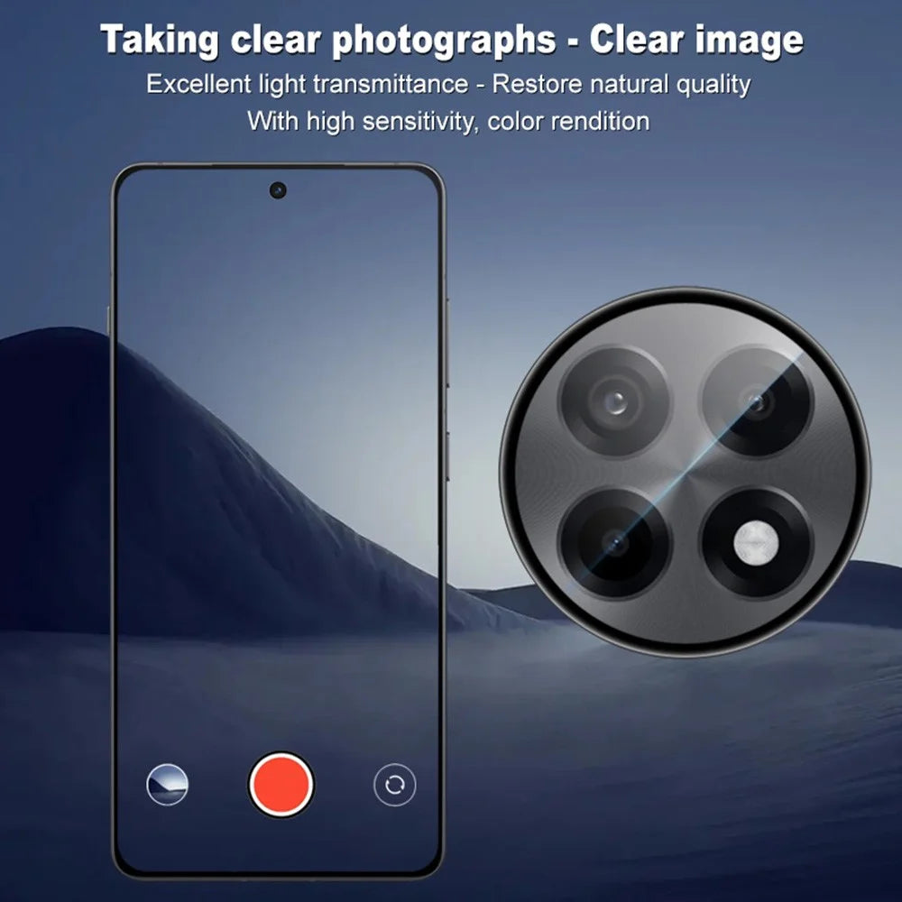 IMAK For OnePlus Ace 5 Pro 5G / 13R 5G  /  Ace 5 5G Camera Lens Protector Tempered Glass Lens Film with Self Positioning Frame - 4