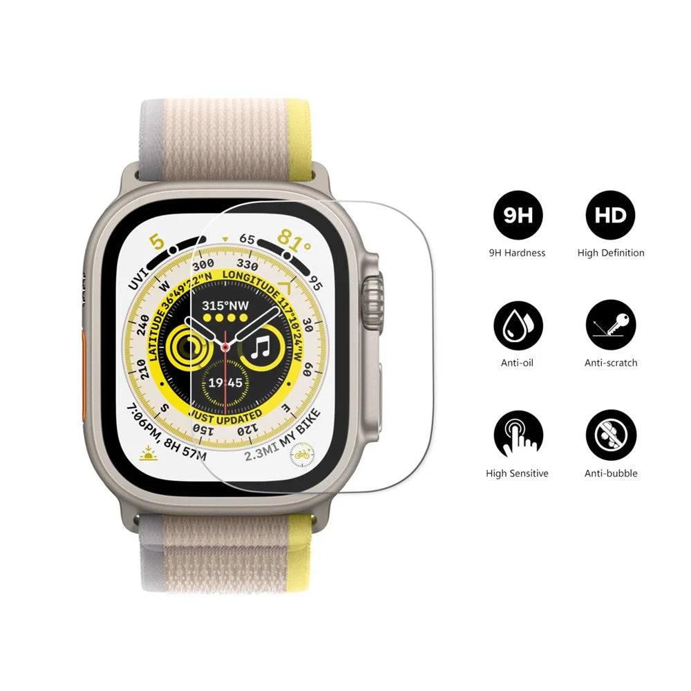 ENKAY HAT PRINCE For Apple Watch Ultra 3 / Ultra 2 / Ultra 49mm High Aluminium-Silicon Glass Screen Protector 0.2mm 9H HD Screen Film - 2