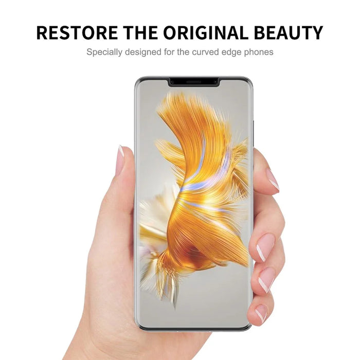 ENKAY HAT PRINCE for Huawei Mate 50 Pro 4G HD 3D Curved Screen Protector Full Coverage Sensitive Touch Hot Bending PET Film - 3