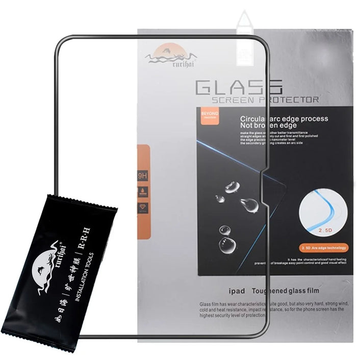 RURIHAI For iPad Air 11 (2026) / (2025) / (2024) High Aluminium Silicon Glass Screen Protector with 3D Airbag PC Edge - 7