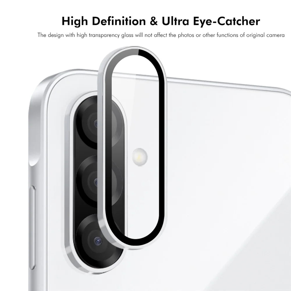 ENKAY HAT PRINCE For Samsung Galaxy A26 5G Camera Lens Protector  Metal Ring Lens Film - Black - 2