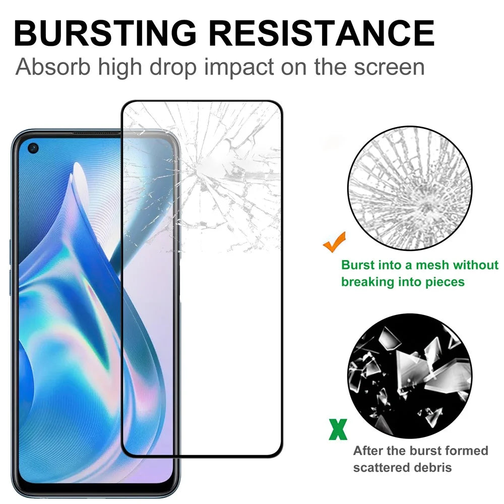AGC Glass Screen Protector for OnePlus 13R 5G / Ace 5 Pro 5G / Ace 5 5G Full Glue Black Edge Screen Film - 4