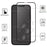 For iPhone 17e / 16e AGC Tempered Glass with Black Edge Full Glue Full Coverage Screen Protector - 2