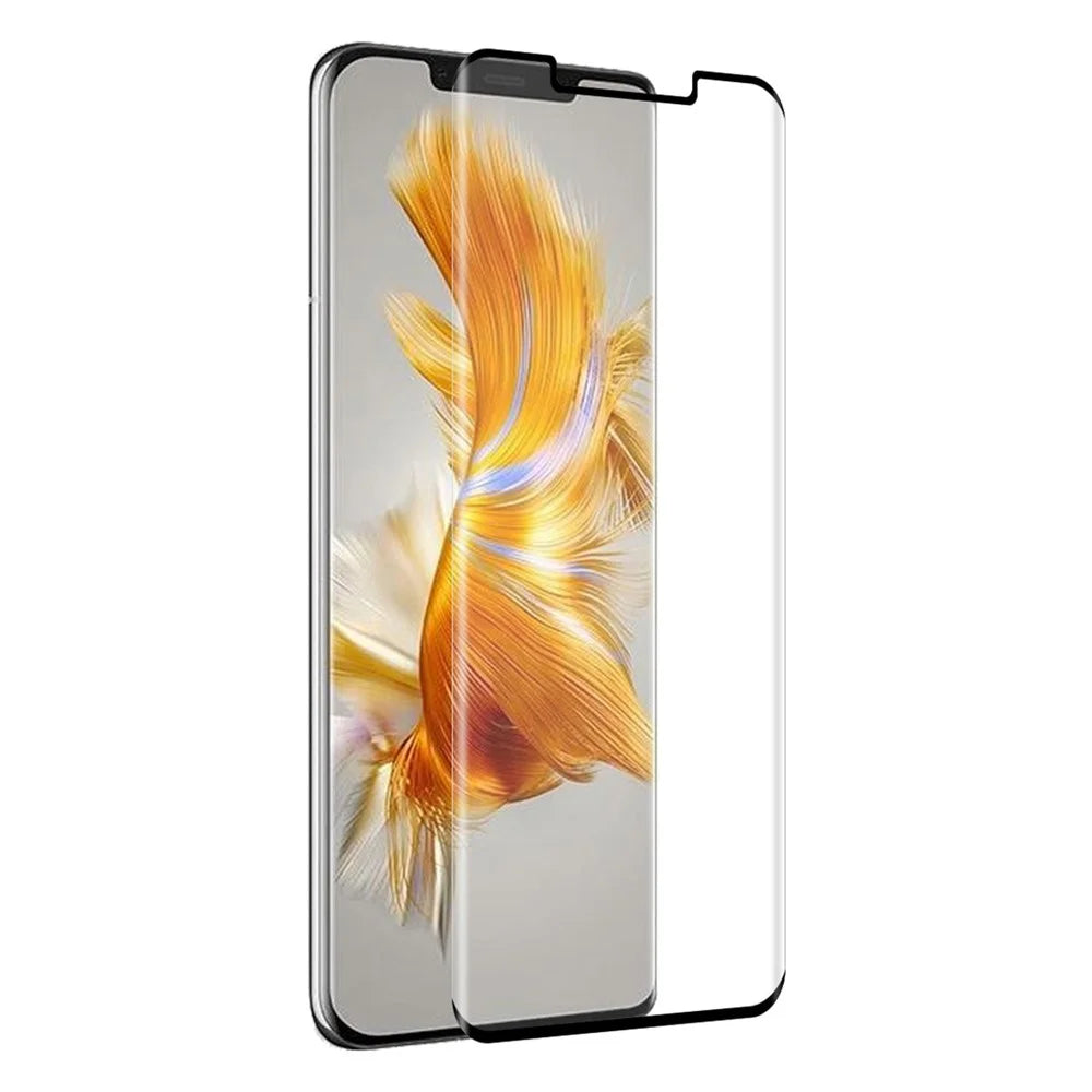ENKAY HAT PRINCE For Huawei Mate 50 Pro 4G Tempered Glass Film 3D Curved Side Glue HD Full Screen Protector Support Fingerprint Unlock - 1