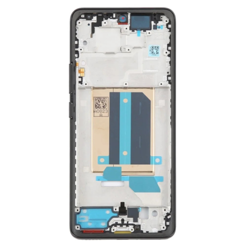 For Xiaomi Redmi Note 14 Pro+ 5G OEM Middle Plate Frame Repair Part (A-Side) (Without Logo) - Black - 2