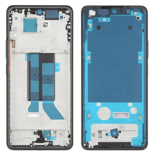 For Xiaomi Redmi Note 14 Pro 5G / Poco X7 5G OEM Middle Plate Frame Repair Part (A-Side) (Without Logo) - Black - 1