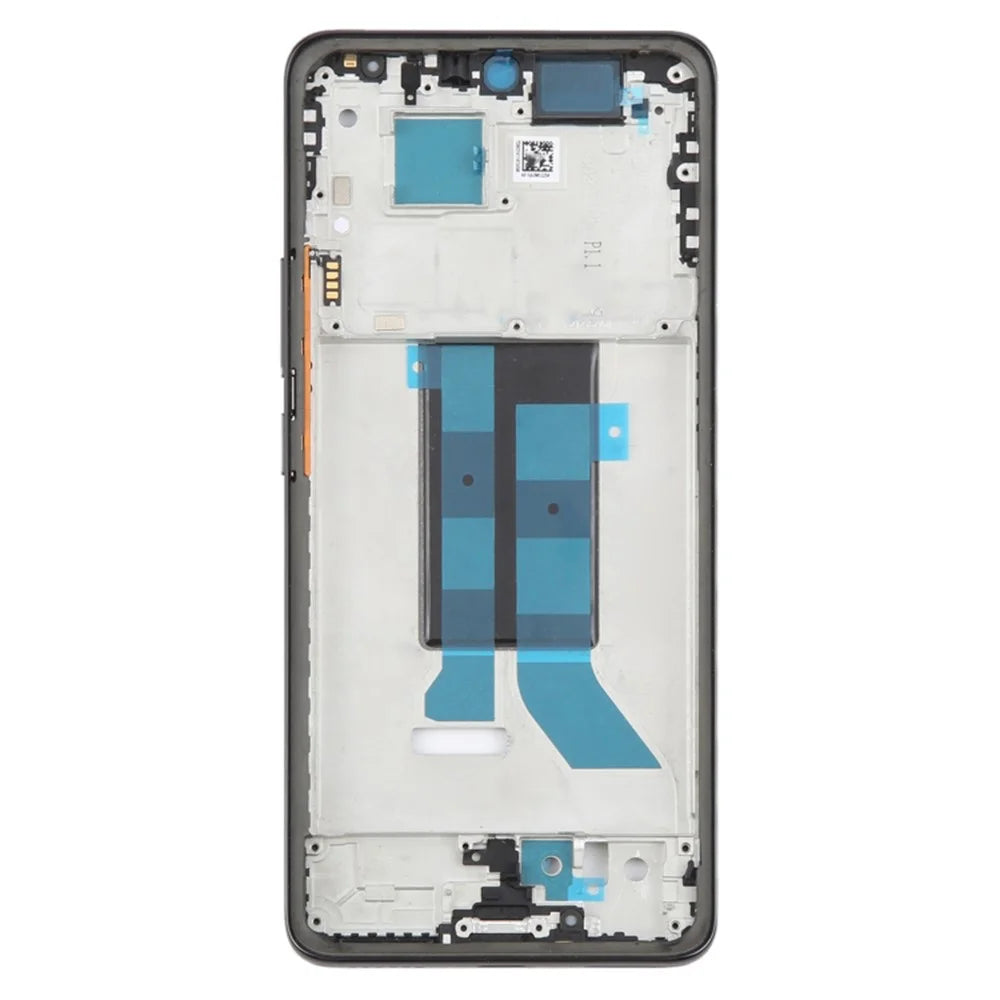 For Xiaomi Redmi Note 14 Pro 5G / Poco X7 5G OEM Middle Plate Frame Repair Part (A-Side) (Without Logo) - Black - 2