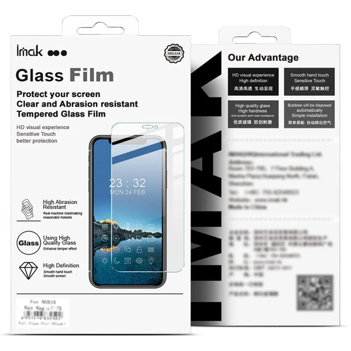 IMAK H Series For Wiko Hi Enjoy 70 Plus 5G Tempered Glass Screen Protector Shatter-Proof Protection - 6