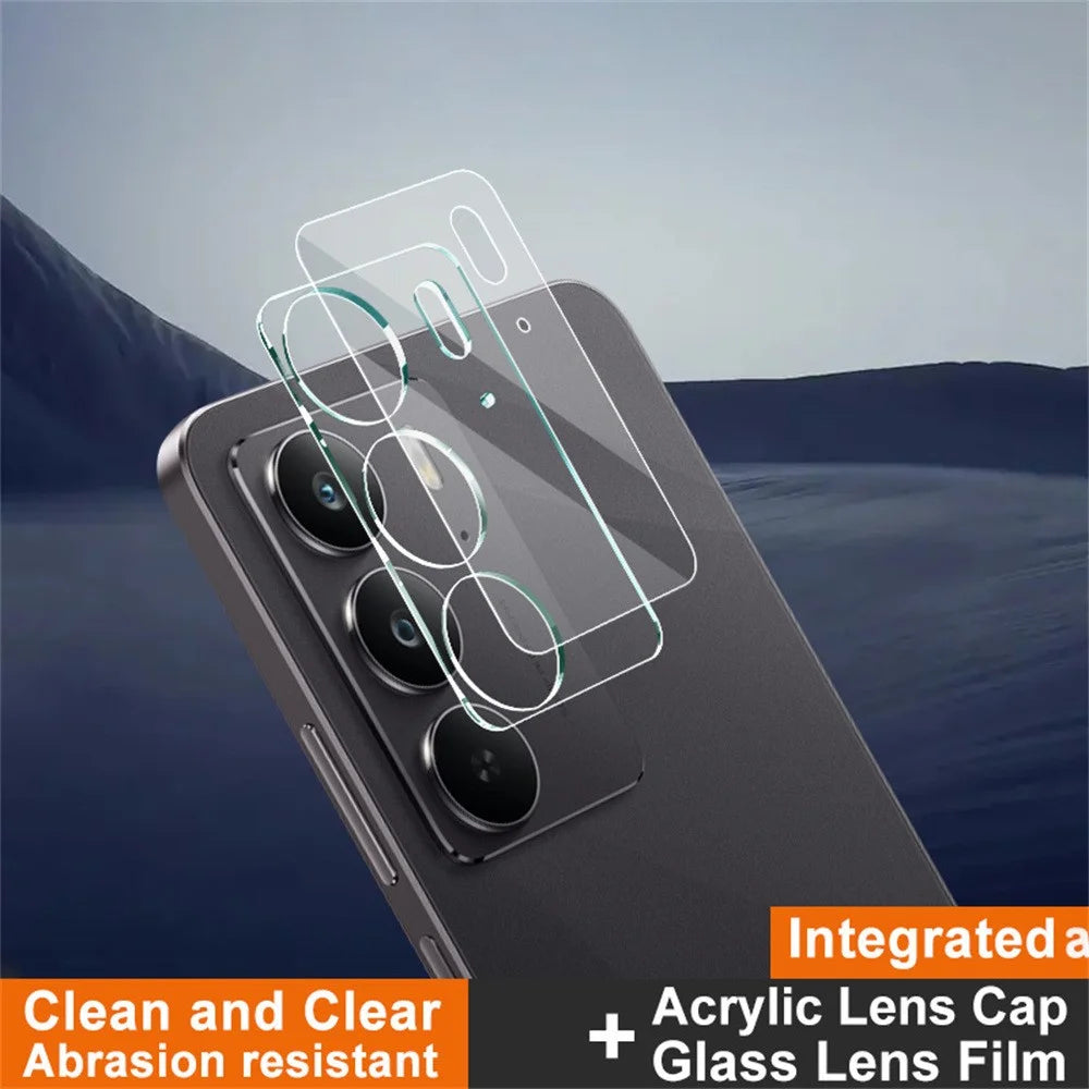 IMAK For Realme C75 4G Tempered Glass Camera Lens Protector + Acrylic Lens Cap - 2