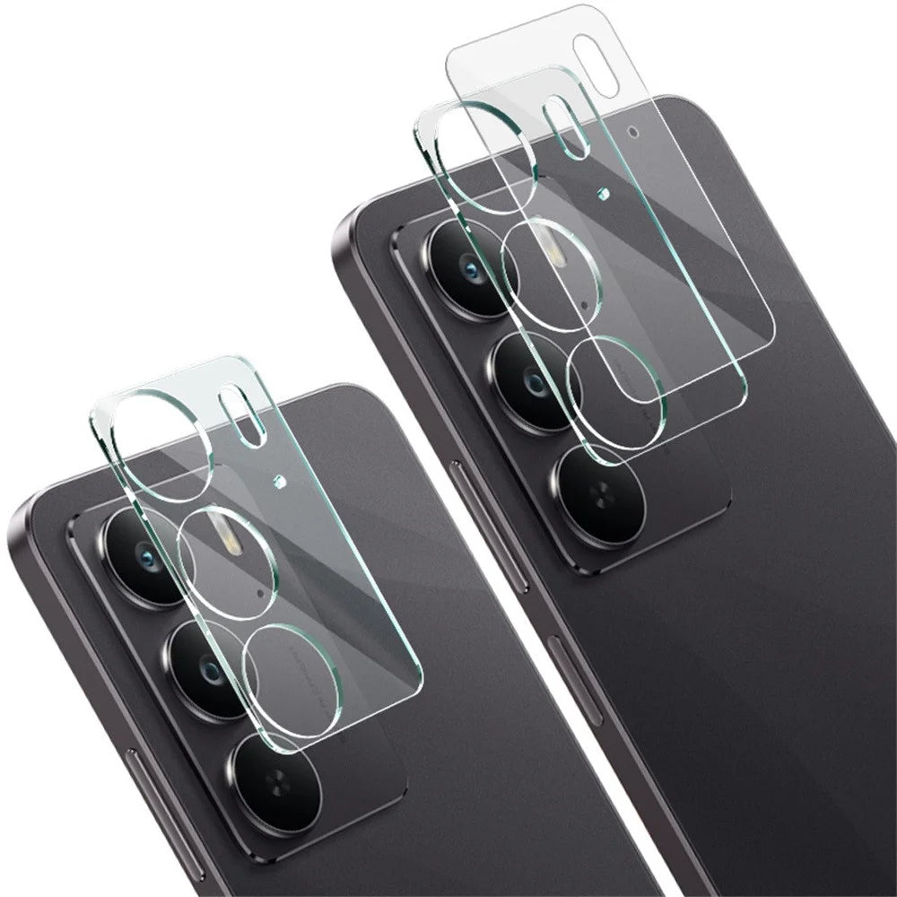 IMAK For Realme C75 4G Tempered Glass Camera Lens Protector + Acrylic Lens Cap - 4