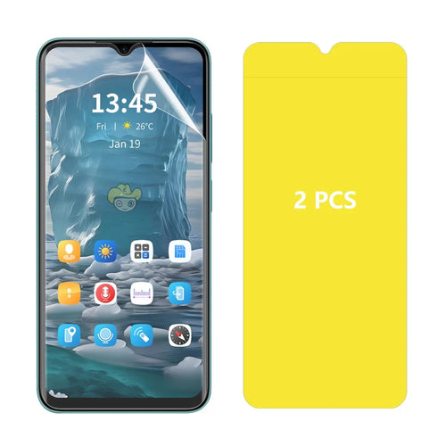 ENKAY HAT PRINCE For Samsung Galaxy A26 5G   2Pcs Screen Protector Transparent Soft Hydrogel Film - Transparent - 1