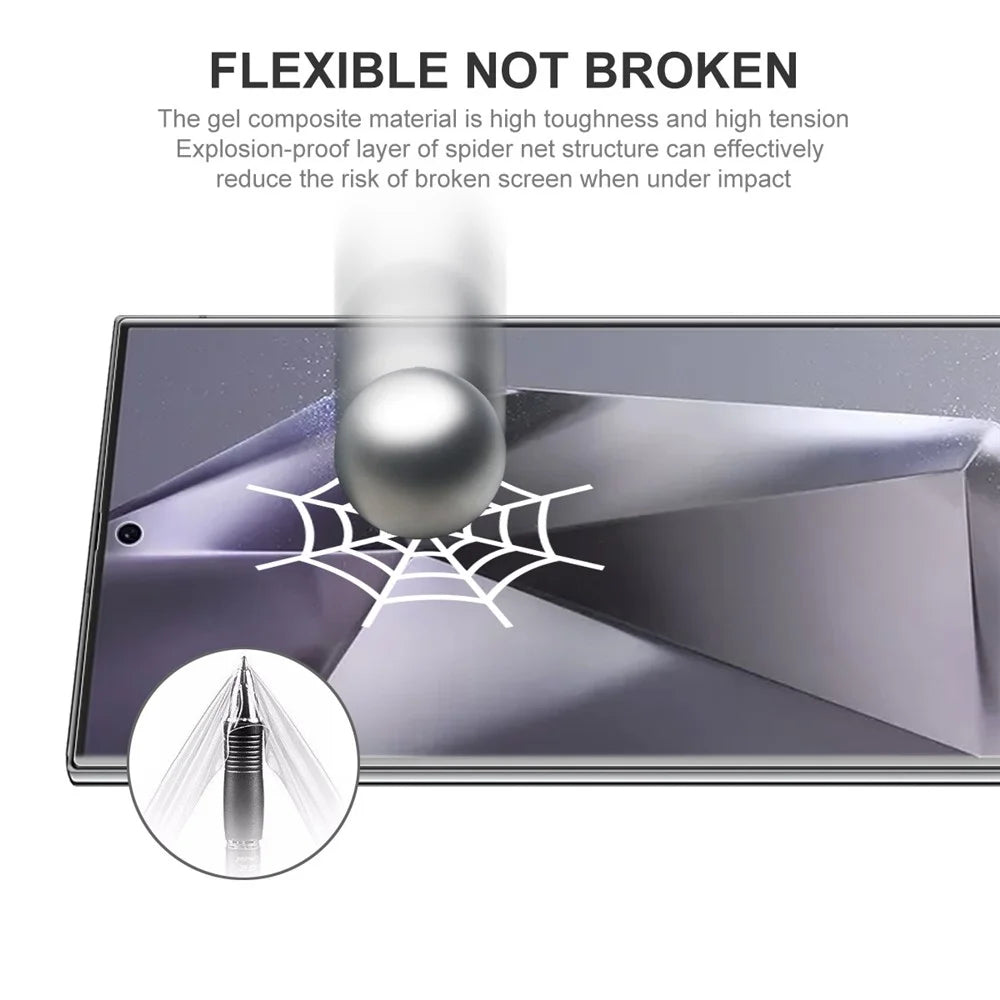 ENKAY HAT PRINCE For Samsung Galaxy S25 Ultra   2Pcs Screen Protector Transparent Soft Hydrogel Film - Transparent - 5