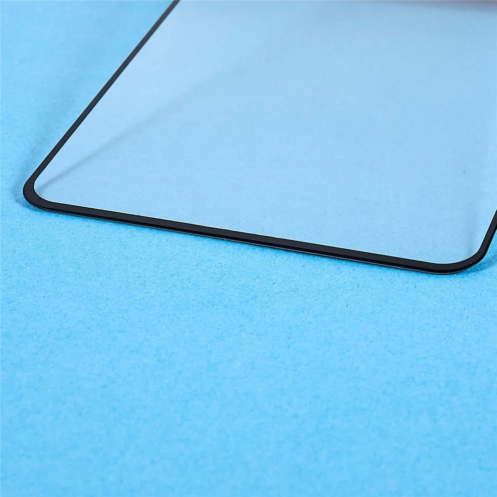 For Motorola Moto G05 4G Screen Protector Silk Printing Full Glue Tempered Glass Screen Film - 4