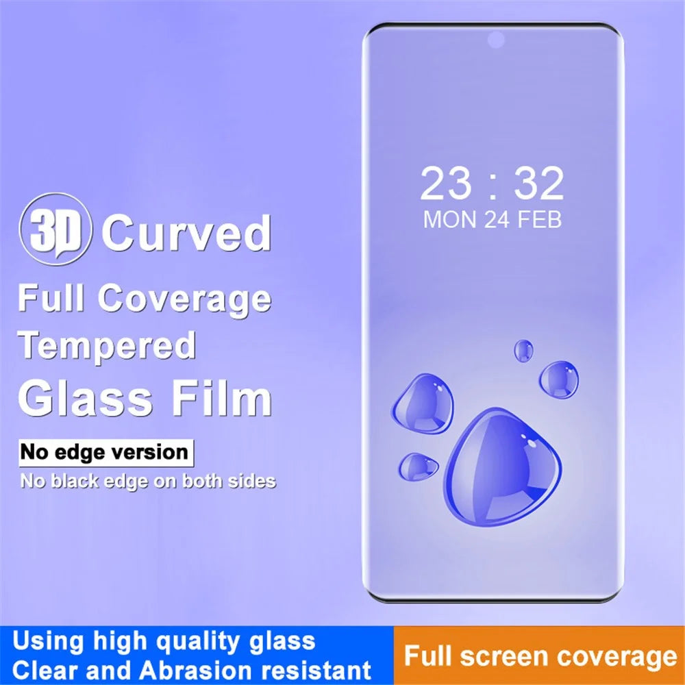 IMAK For Oppo A5 Pro 5G 3D Curved Tempered Glass Full Screen Protector (No Edge Version) - 3