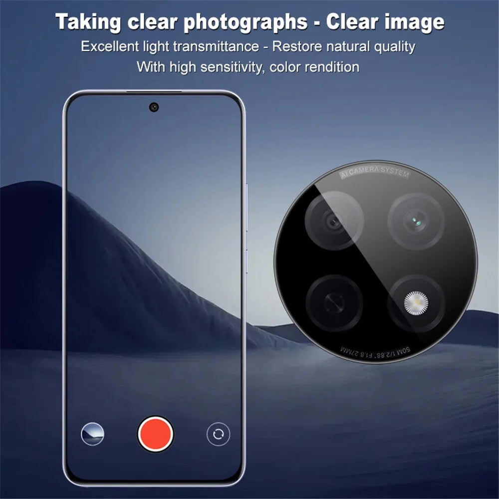 IMAK For Oppo F29 Pro 5G (Global) / A5 Pro 5G (China) Tempered Glass Camera Lens Protector with Self Positioning Frame (Black Version) - 4