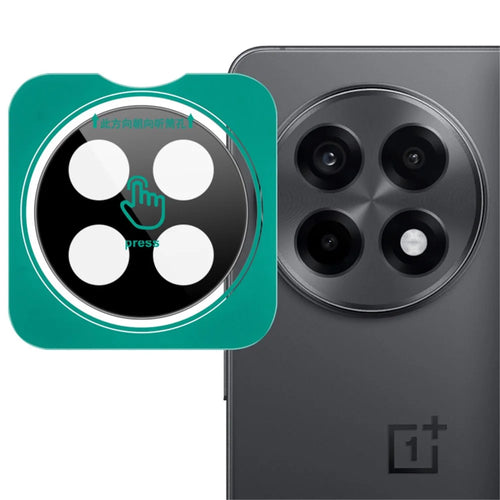 IMAK For OnePlus Ace 5 5G / Ace 5 Pro 5G / 13R 5G Tempered Glass Camera Lens Protector with Self Positioning Frame (Black Version) - 1