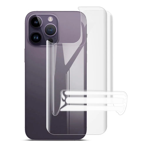 IMAK 2Pcs / Set Hydrogel Film III Phone Back Cover Film for iPhone 14 Pro Max, Anti-scratch Full Coverage Clear Back Protector - 1