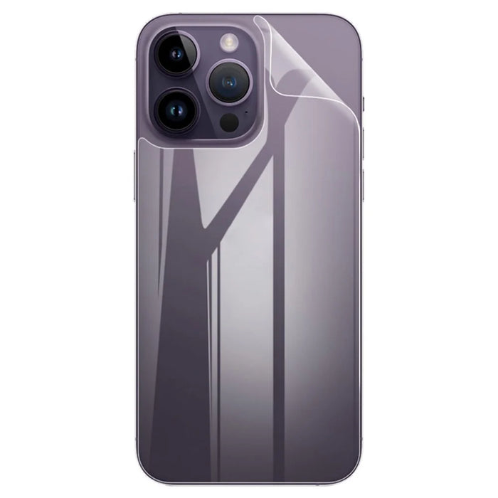 IMAK 2Pcs / Set Hydrogel Film III Phone Back Cover Film for iPhone 14 Pro Max, Anti-scratch Full Coverage Clear Back Protector - 3