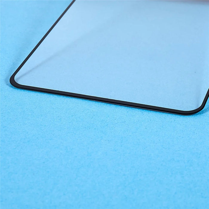 For Motorola Moto E15 4G Screen Protector Silk Printing Full Glue Tempered Glass Screen Film - 4