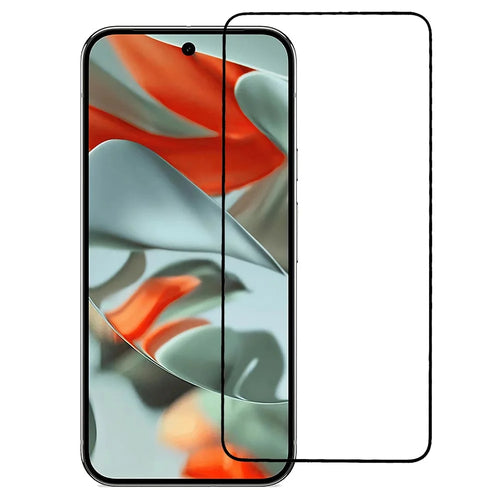 For Google Pixel 9 Pro XL Screen Protector Silk Printing Tempered Glass 0.18mm Ultra-Thin Film (Support Fingerprint Unlock) - 1
