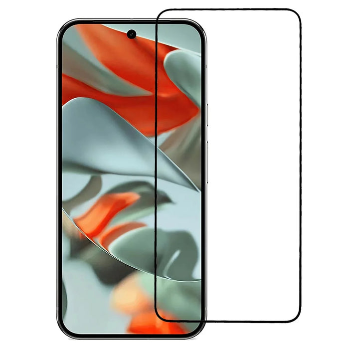 For Google Pixel 9 Pro XL Screen Protector Silk Printing Tempered Glass 0.18mm Ultra-Thin Film (Support Fingerprint Unlock) - 1
