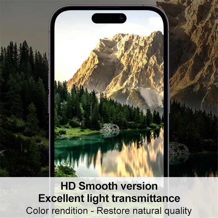 IMAK 2Pcs / Set Screen Protector for iPhone 14 Pro Max, Full Coverage Ultra Clear Anti-abrasion Soft TPU Hydrogel Film III - 3