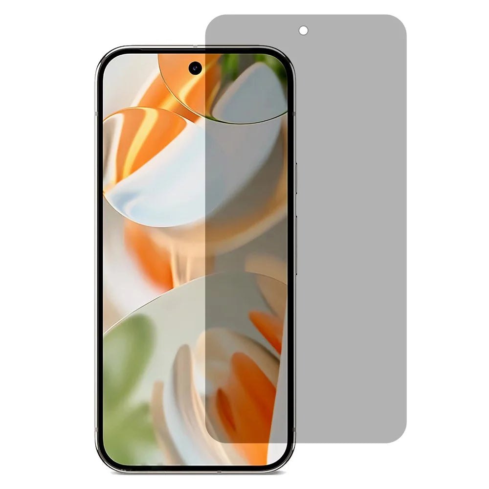 For Google Pixel 9 Pro / Pixel 9 Anti-Spy Screen Protector 0.18mm Tempered Glass Film (Fingerprint Unlock Version) - 1