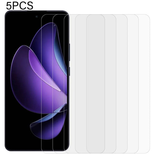5Pcs For Oppo Reno13 F 5G Screen Protector 0.3mm 2.5D Tempered Glass Clear Film - 1
