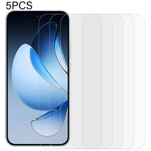 5Pcs For Oppo Reno13 5G (Global) Screen Protector 0.3mm 2.5D Tempered Glass Clear Film - 1