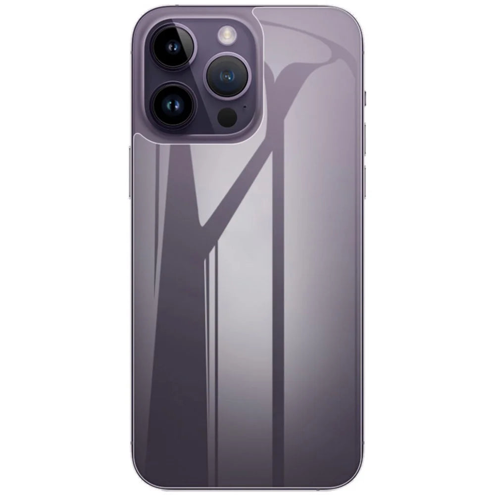 IMAK 2Pcs / Set Hydrogel Film III Soft TPU Phone Back Film for iPhone 14 Pro, Anti-scratch Abrasion-resistant Full Cover Back Protector - 4