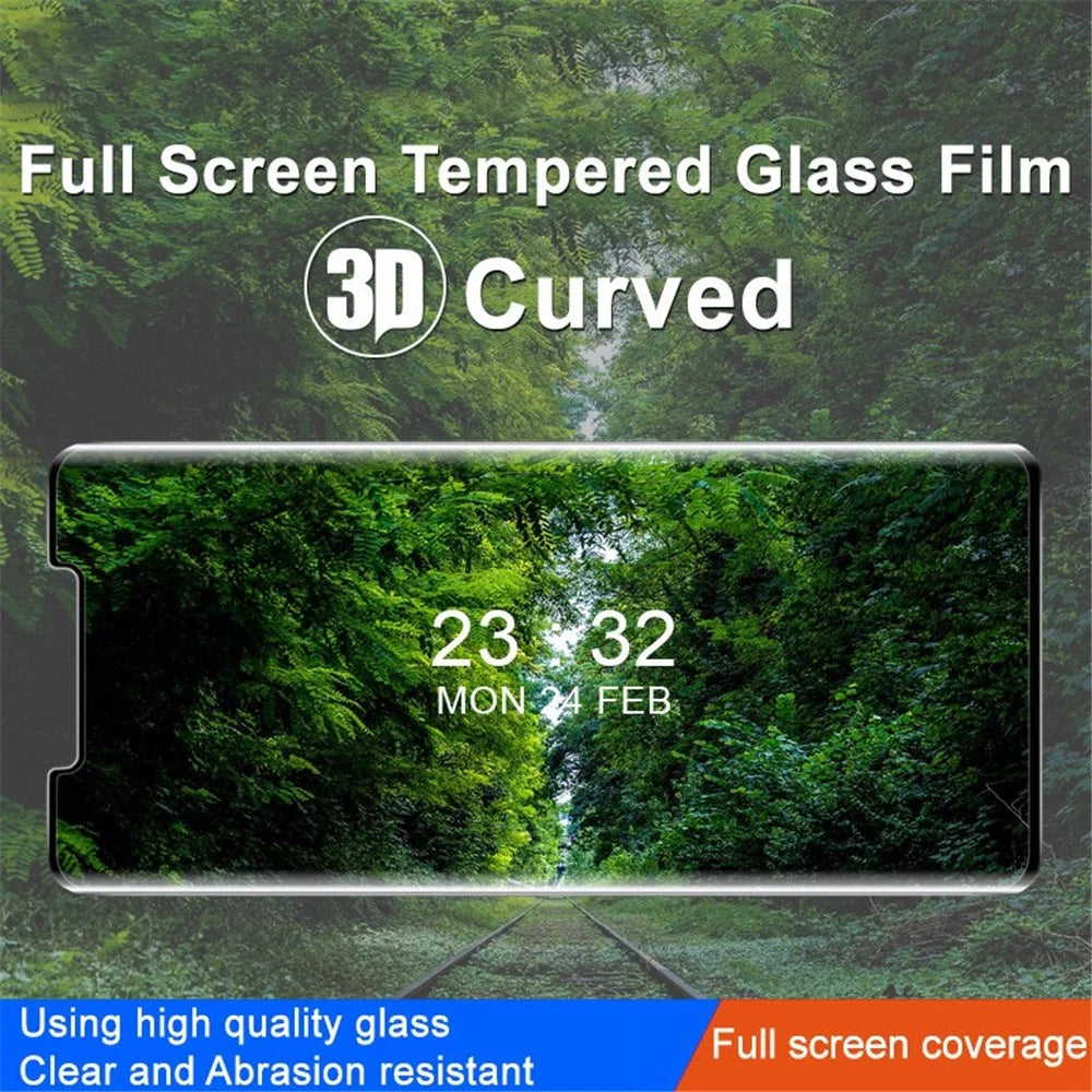 IMAK for Huawei Mate 50 Pro 4G 3D Curved Side Glue Tempered Glass Screen Protector Full Cover HD Clear Screen Protective Film - 2