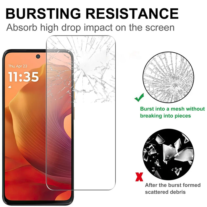 For Motorola Moto G05 4G Screen Protector HD Tempered Glass Film 2.5D - 4
