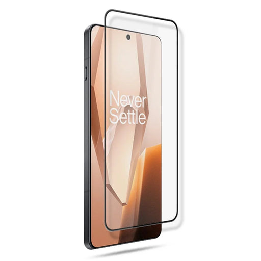 MOCOLO For OnePlus 13R 5G Screen Protector Anti-Shatter Silk Printing Tempered Glass Film - Black - 2