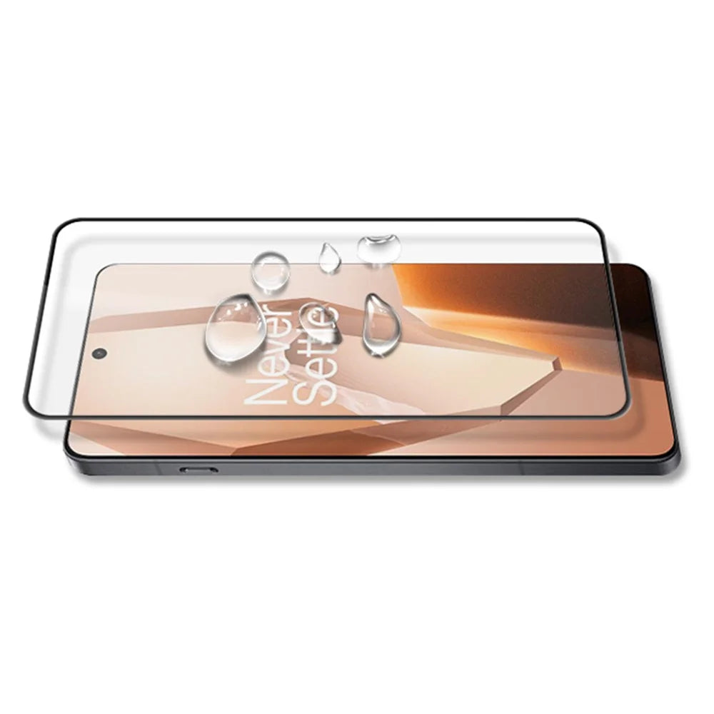 AMORUS For OnePlus 13R 5G Screen Protector Anti-Shatter Tempered Glass Film - Black - 3