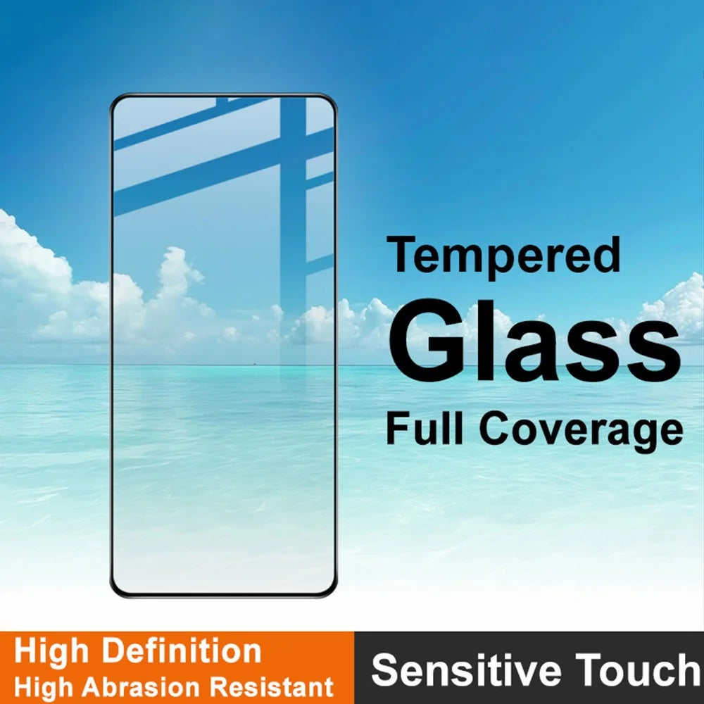 IMAK Pro+ Series For Oppo Reno13 F 5G (Reno 13 FS 5G) / 4G Tempered Glass Full Screen Protector Sensitive Touch Film - 3