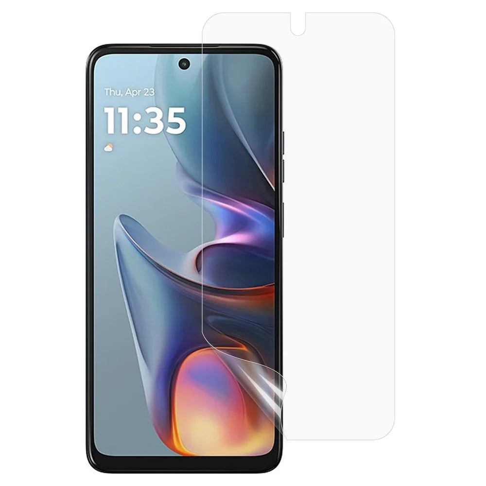 For Motorola Moto E15 4G Screen Film PET Bubble Free Ultra Clear Screen Protector - 1