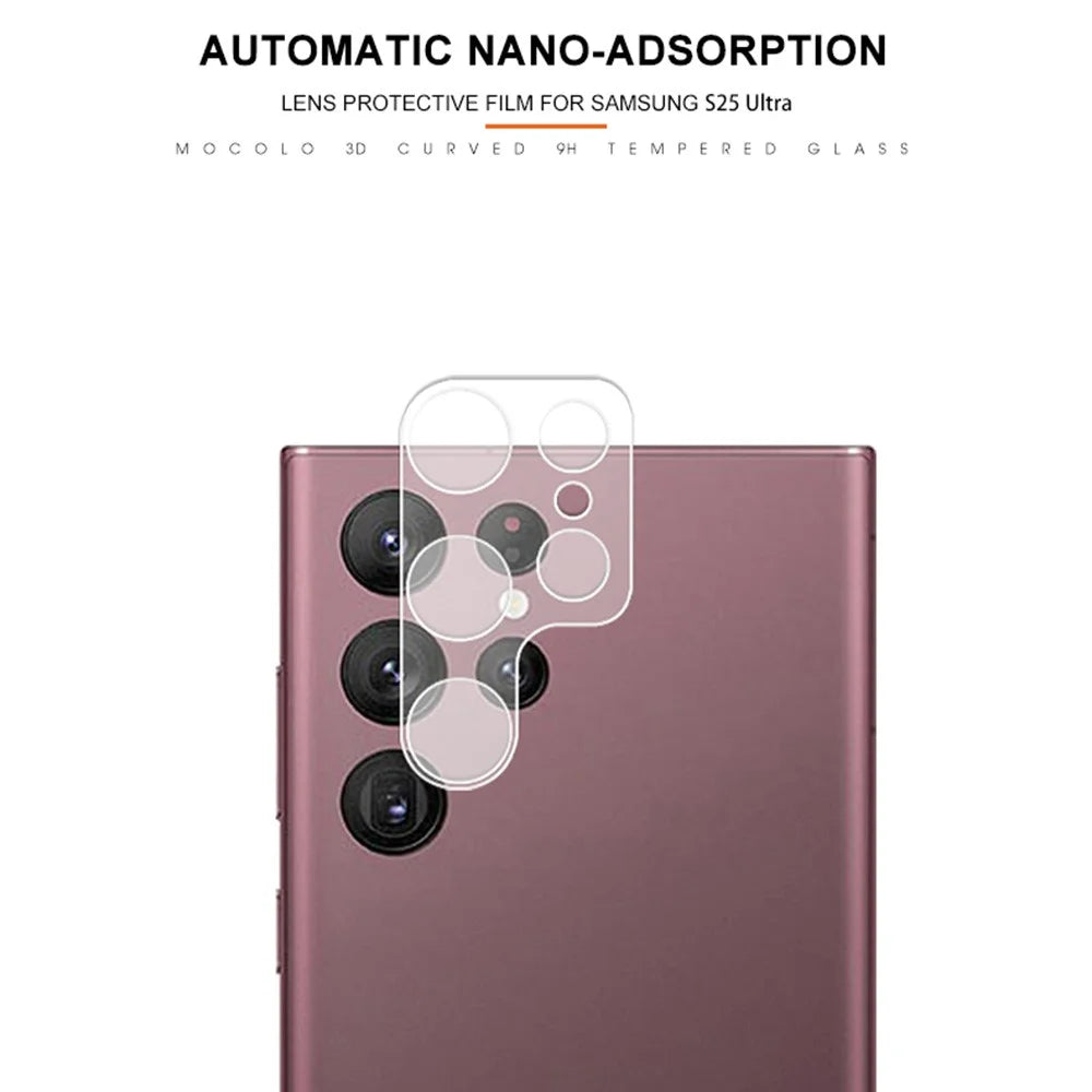MOCOLO For Samsung Galaxy S25 Ultra Camera Lens Protector HD Tempered Glass Lens Flim - 3