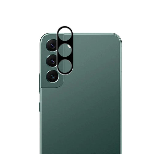 MOCOLO For Samsung Galaxy S25 Camera Lens Protector Silk Printing Tempered Glass Lens Film - Black - 1