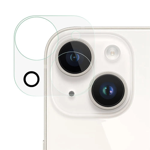 RURIHAI For iPhone 14 Camera Lens Protector High Definition High Aluminium-silicon Glass Anti-Scratch 3D Lens Film - 1