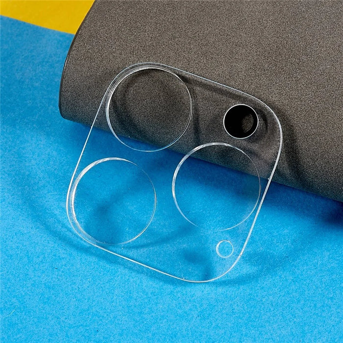 RURIHAI For iPhone 14 Pro Rear Back Camera Lens Protector High Aluminium-silicon Glass Clear 3D Lens Film Guard - 4