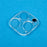 RURIHAI For iPhone 14 Pro Rear Back Camera Lens Protector High Aluminium-silicon Glass Clear 3D Lens Film Guard - 5