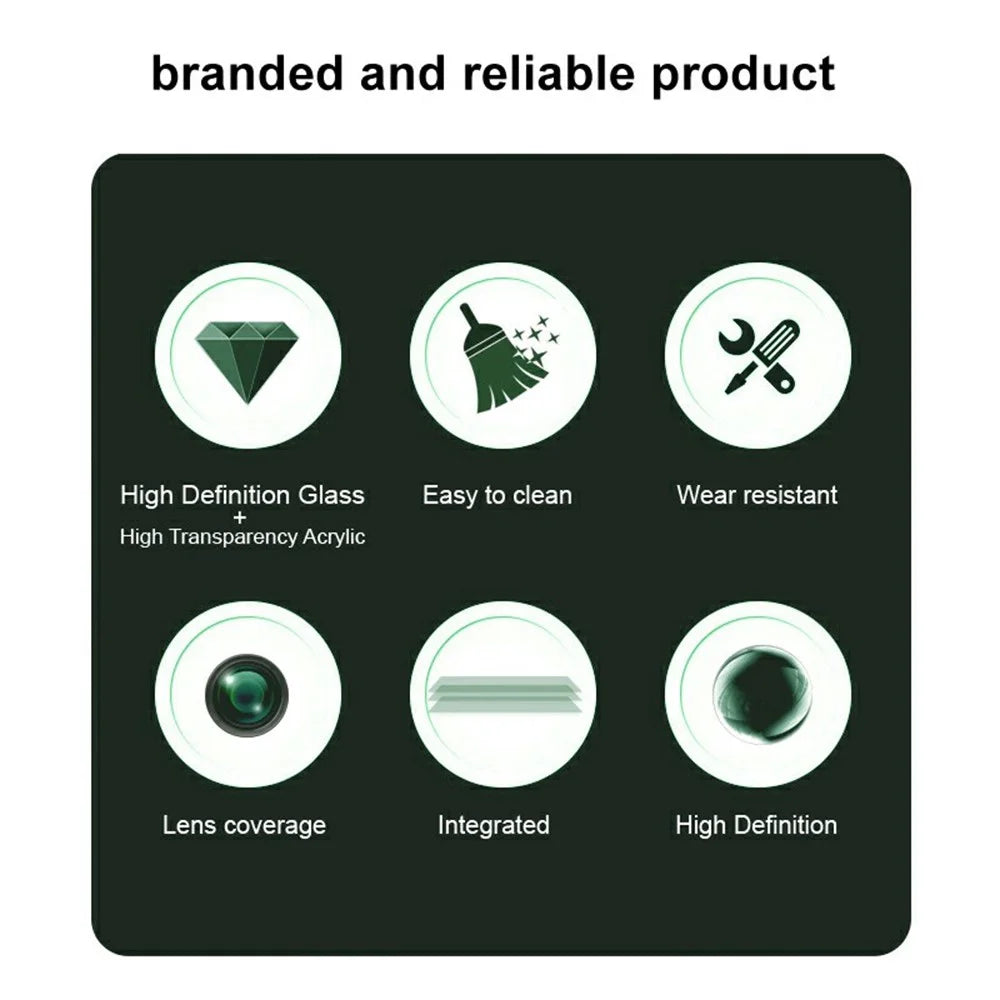 IMAK For Oppo Reno13 F 5G (Reno 13 FS 5G) / 4G Tempered Glass Camera Lens Protector + Acrylic Lens Cap - 4