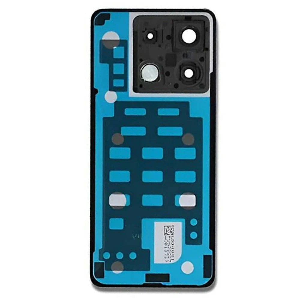 For Xiaomi Redmi Note 13 Pro 5G Back Battery Housing Cover with Camera Ring Lens Cover Spare Part (Without Logo) - Black - 3