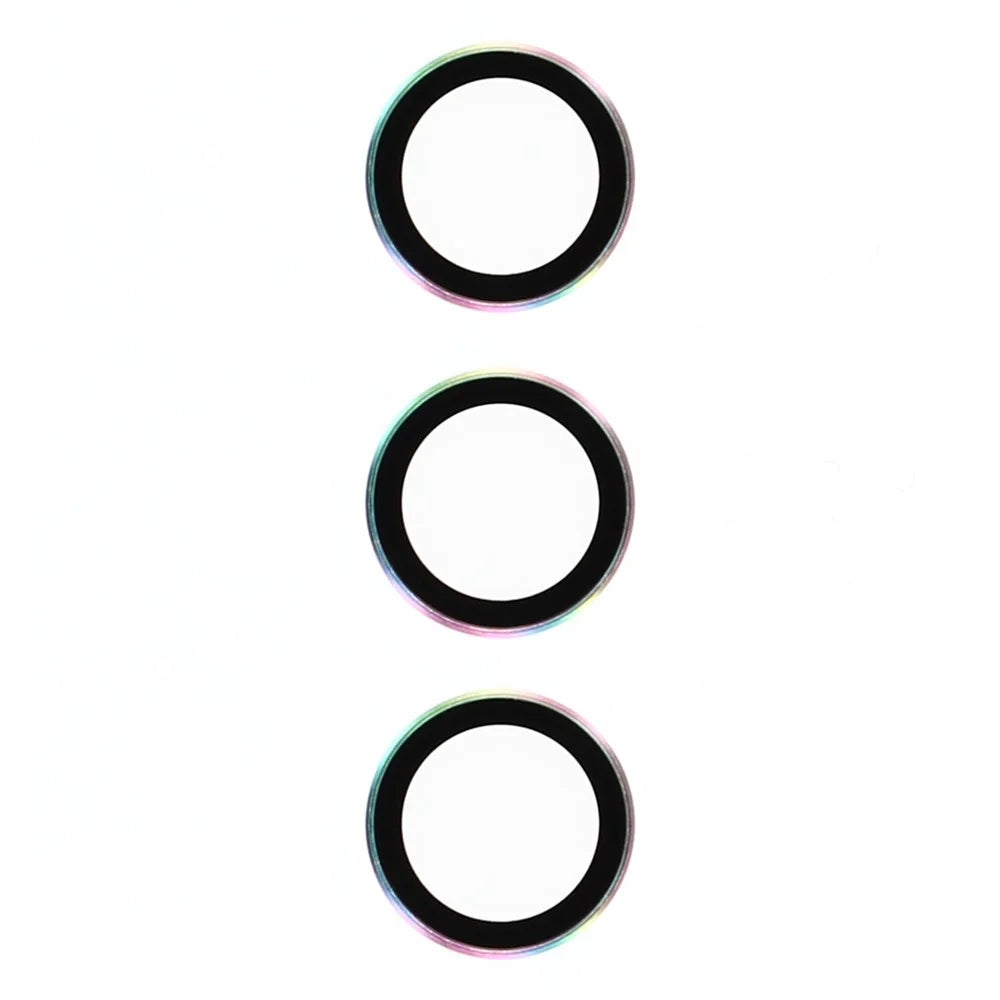 For Samsung Galaxy S25+ Camera Lens Protector Electroplating Clear Tempered Glass Lens Film - Multi-Color - 2
