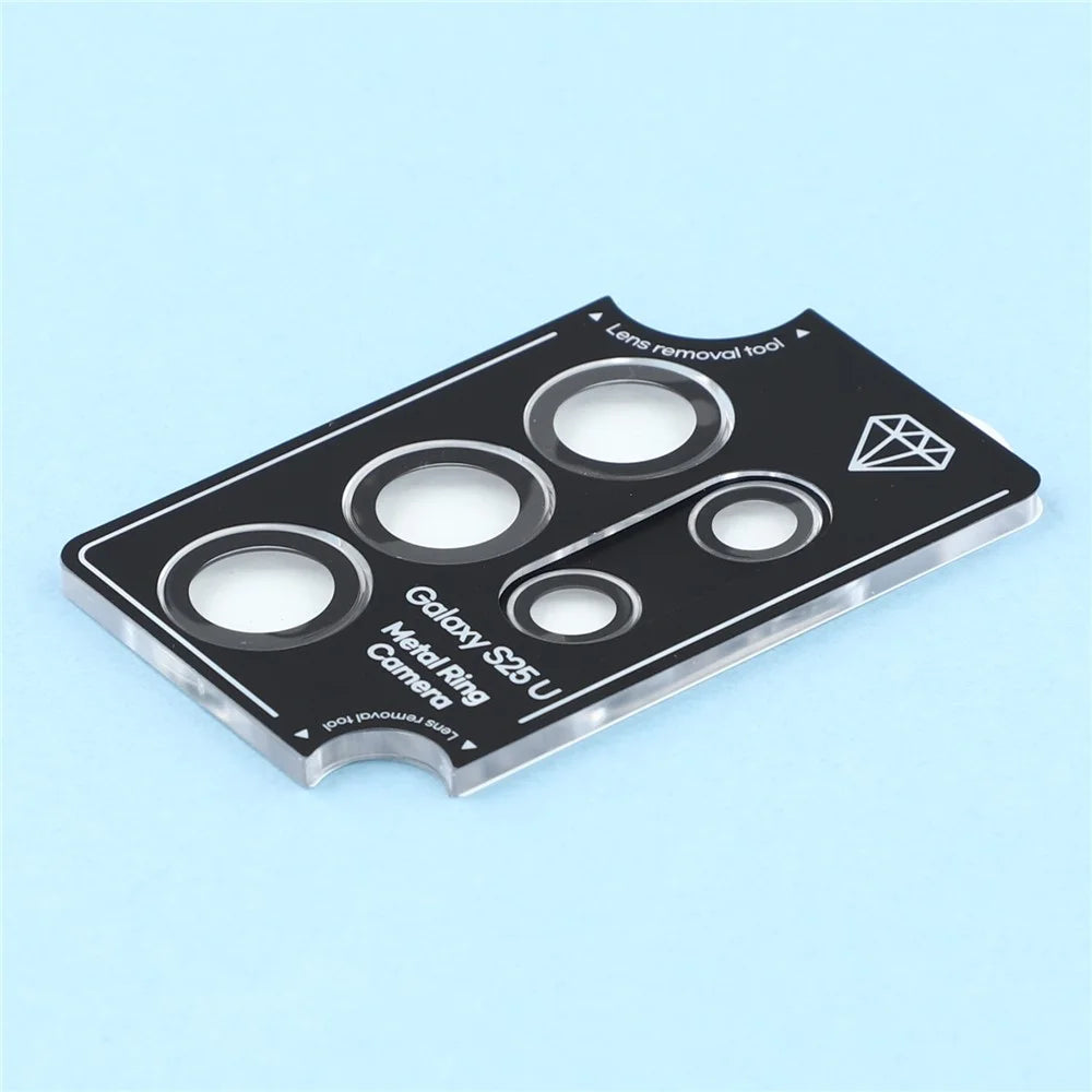 For Samsung Galaxy S25 Ultra Camera Lens Protector Electroplating Clear Tempered Glass Lens Film - Transparent - 4