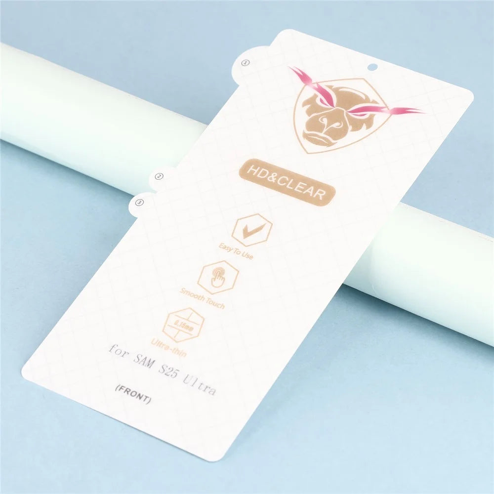 For Samsung Galaxy S25 Ultra / S24 Ultra Screen Protector Soft TPU Clear Screen Film - 4