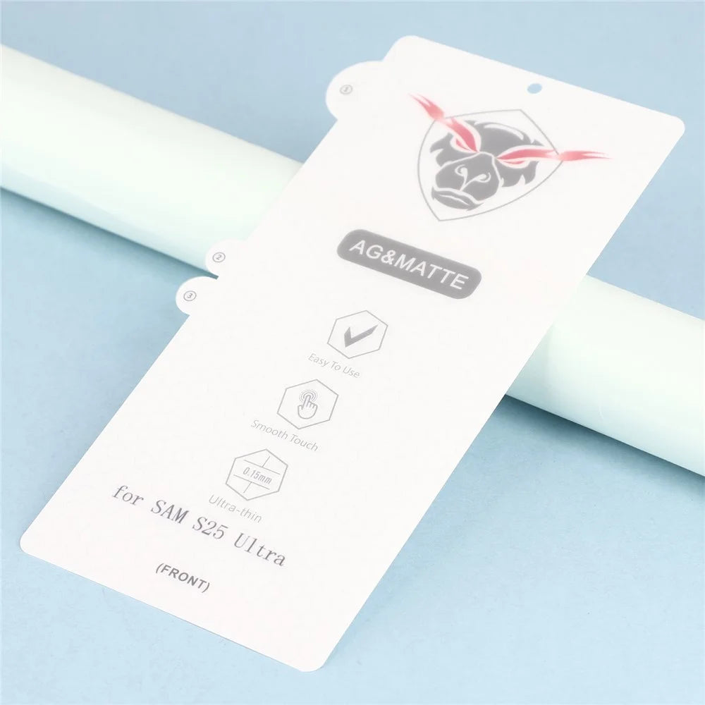 For Samsung Galaxy S25 Ultra / S24 Ultra Screen Protector Anti Fingerprint Anti Glare Matte Soft TPU Film - 4