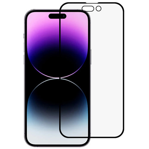 RURIHAI For iPhone 14 Pro Full Covering Anti-spy Screen Protector 0.26mm High Aluminum-silicon Glass Shatterproof Film - 1