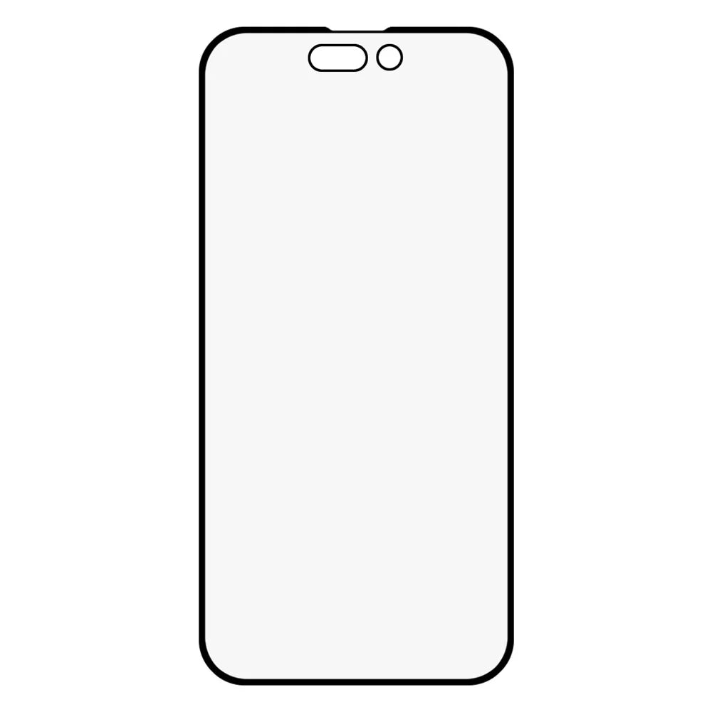 RURIHAI For iPhone 14 Pro Full Covering Anti-spy Screen Protector 0.26mm High Aluminum-silicon Glass Shatterproof Film - 2